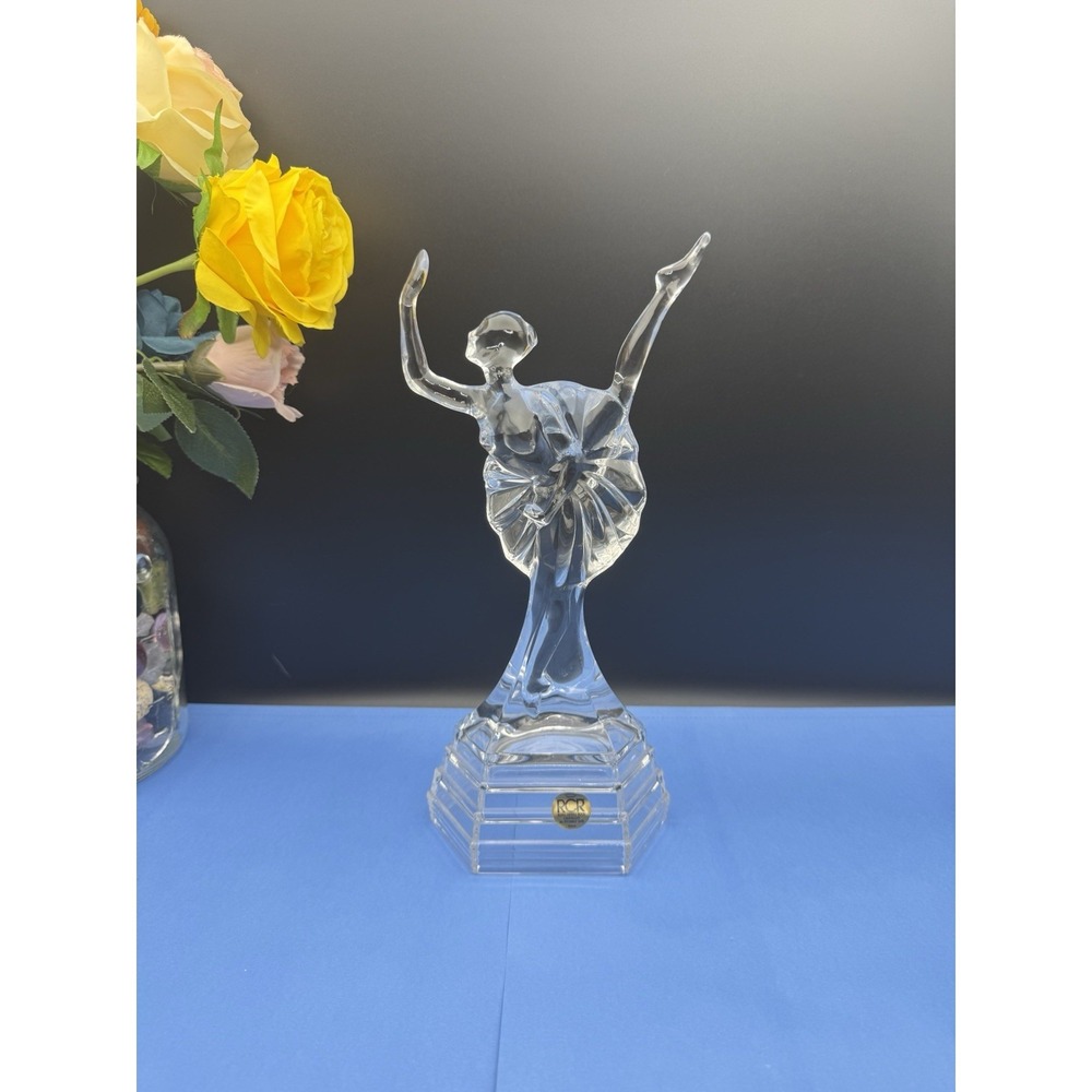 RCR/Royal Crystal Rock 'Odette' Ballerina Dancer Vintage Figurine Made In Italy